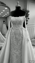 G21-002 robe de mariée coupe A ivoire