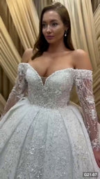 G21-007 robe de mariée princesse ivoire