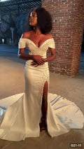 G21-011 robe de mariée sirène ivoire