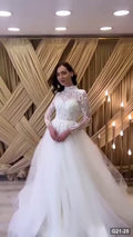 G21-025 robe de mariée princesse ivoire
