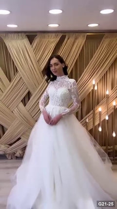 G21-025 robe de mariée princesse ivoire