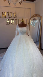 G21-029A robe de mariée princesse élégante ivoire