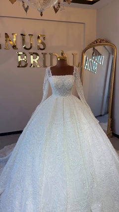 G21-029A robe de mariée princesse élégante ivoire