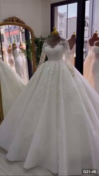 G21-045 robe de mariée princesse ivoire