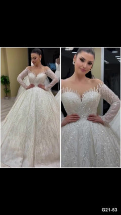 G21-053 robe de mariée princesse ivoire