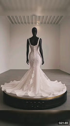 G21-065 robe de mariée sirène ivoire