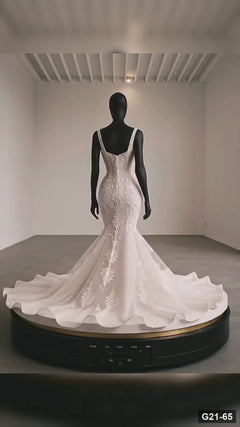 G21-065 robe de mariée sirène ivoire