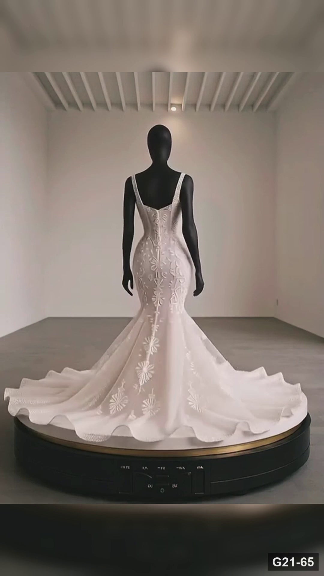 G21-065 robe de mariée sirène ivoire