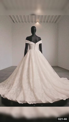 G21-066 robe de mariée princesse ivoire