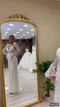 G21-072 robe de mariée sirène ivoire