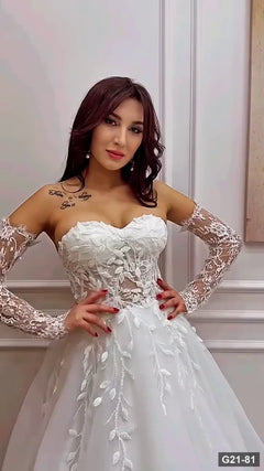 G21-081 robe de mariée princesse ivoire