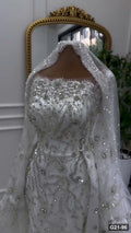 G21-096 robe de mariée princesse ivoire