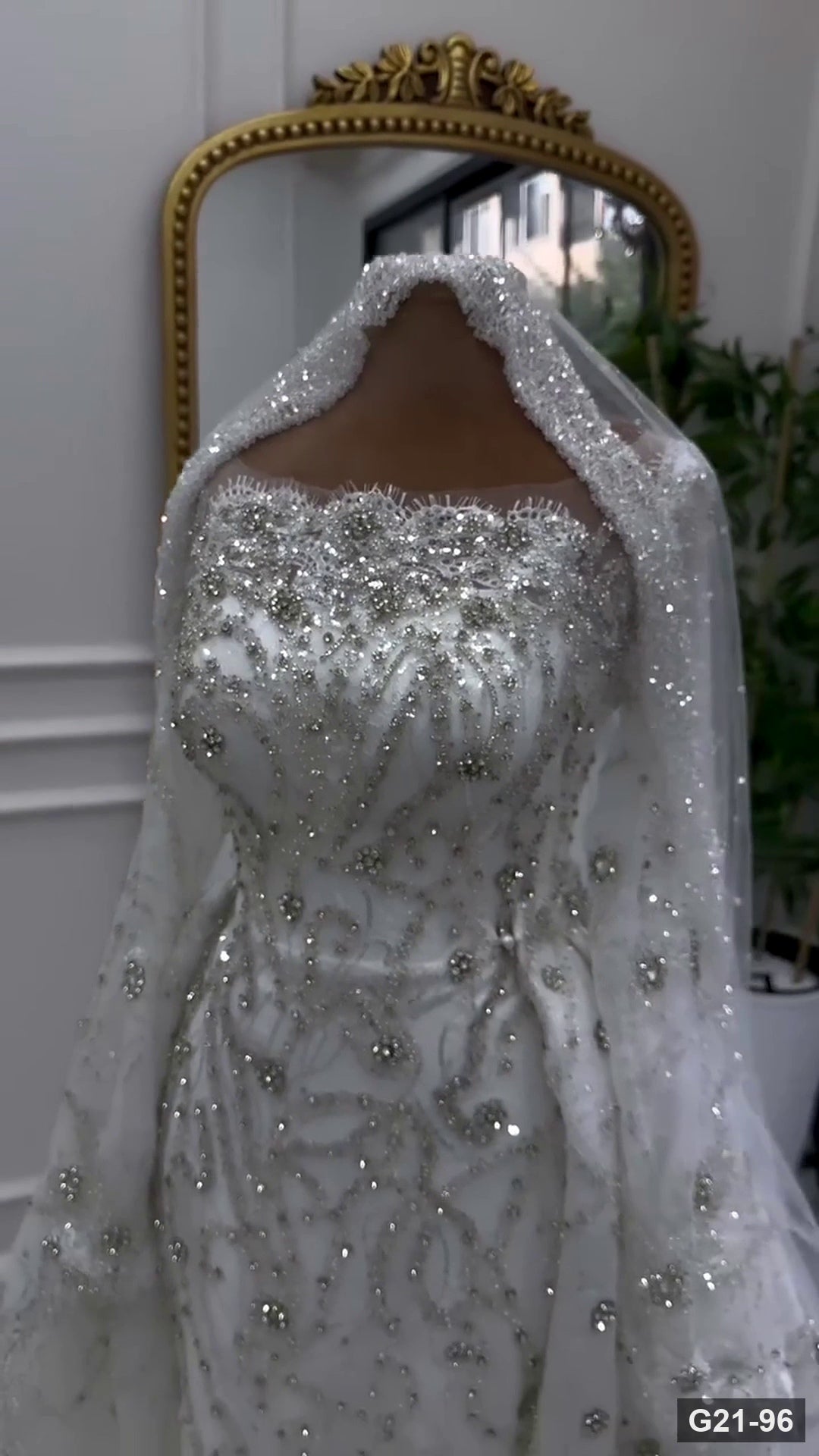 G21-096 robe de mariée princesse ivoire