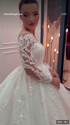 G21-101 robe de mariée princesse ivoire