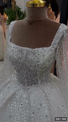 G21-105 robe de mariée princesse ivoire
