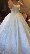 G21-117A robe de mariée princesse en dentelle perlée ivoire doux
