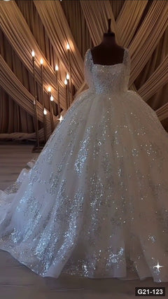 G21-123 robe de mariée princesse ivoire