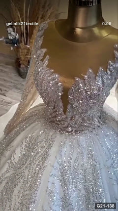 G21-138 robe de mariée princesse ivoire