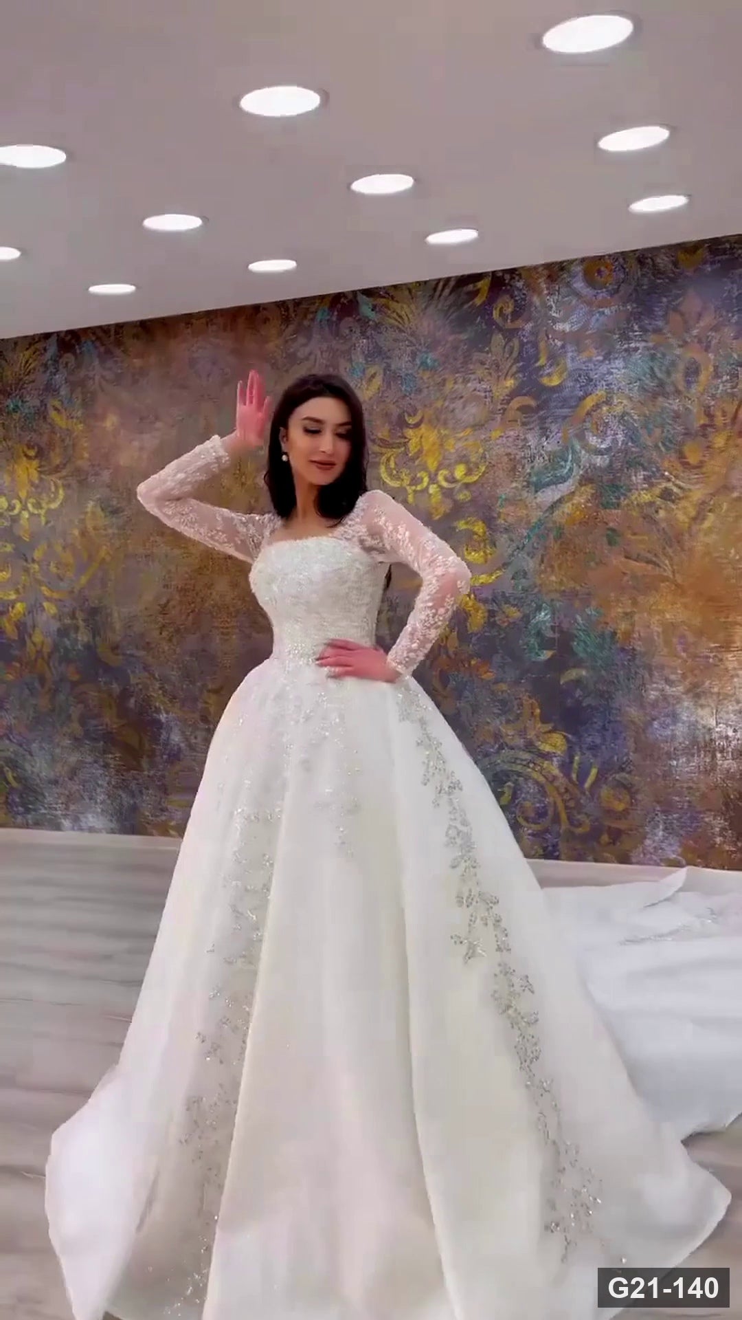 G21-140 robe de mariée princesse ivoire