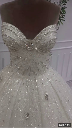 G21-141 robe de mariée princesse ivoire