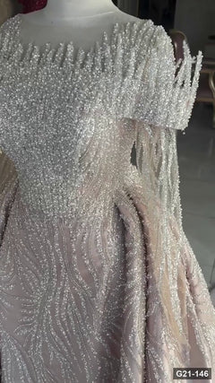 G21-146 robe de mariée princesse ivoire