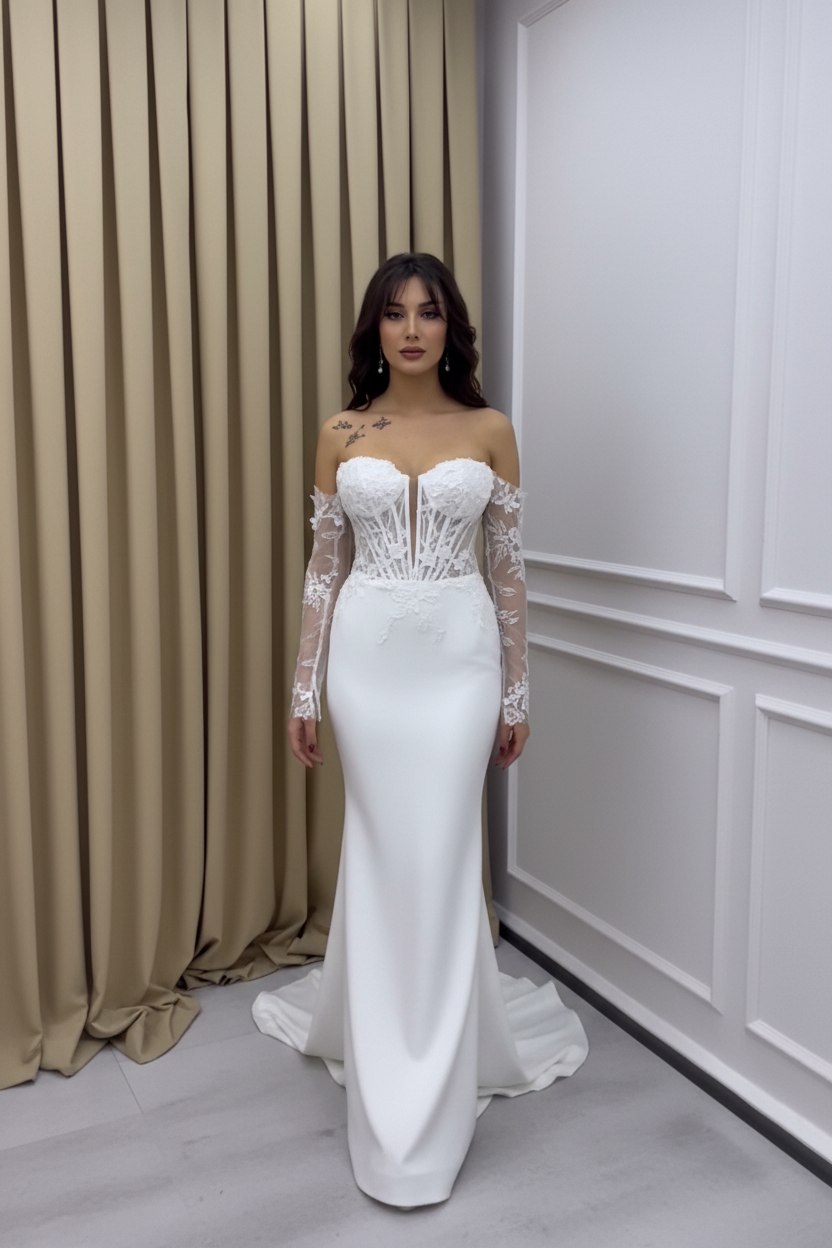 G21-41 robe de mariée sirène