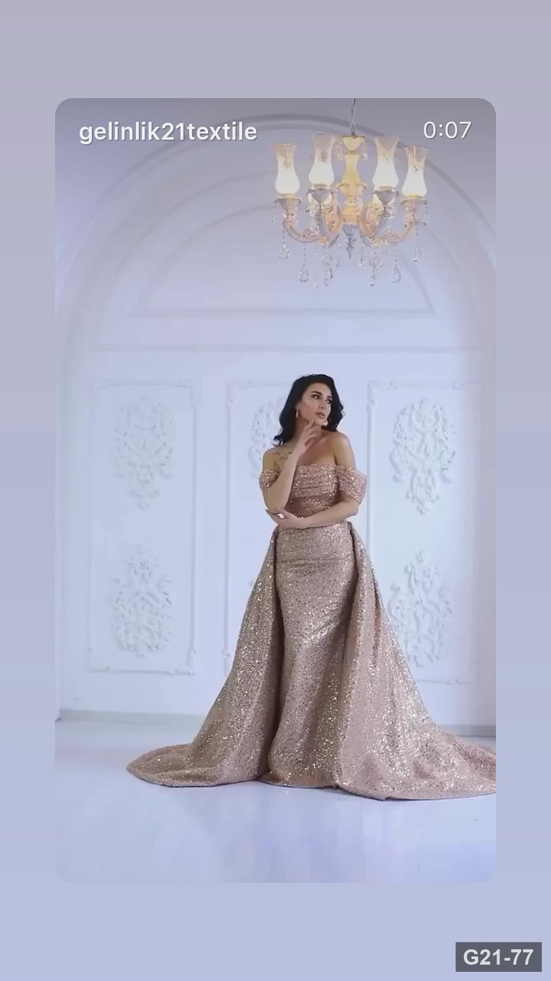 G21-077 robe de fiançailles fourreau en dentelle